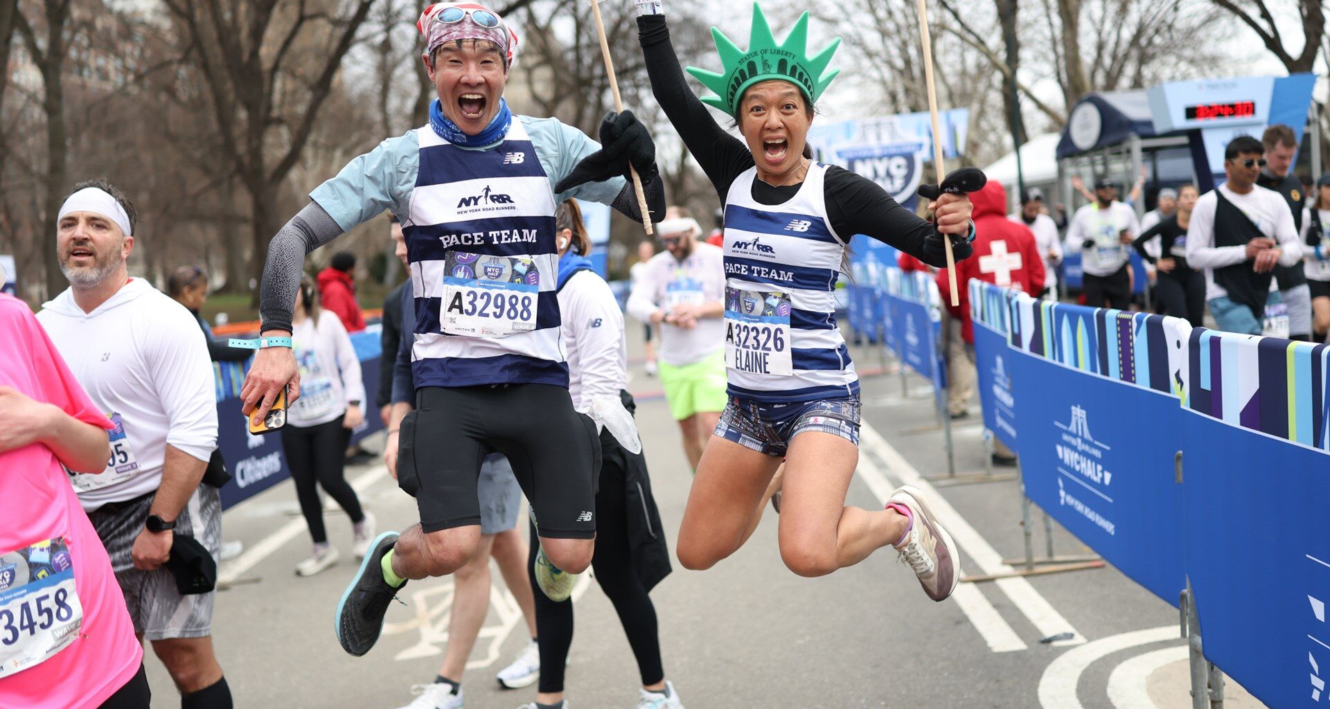 2026 United Airlines NYC Half Finish Line Gallery