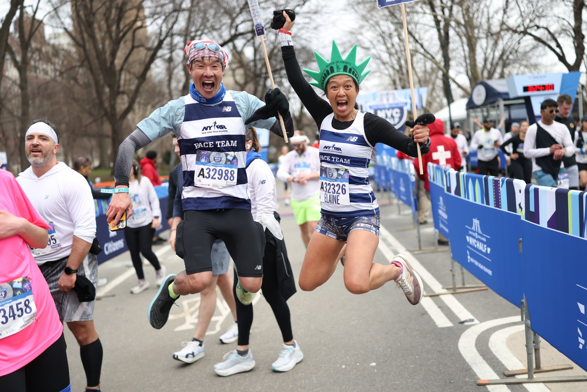 2026 United Airlines NYC Half Finish Line Gallery