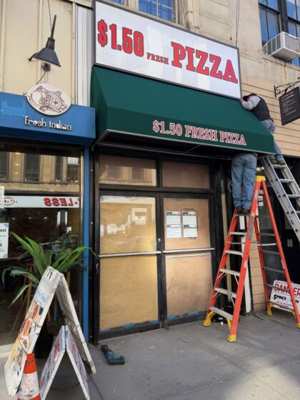 Tribeca Citizen | Seen & Heard: $1.50 Fresh Pizza