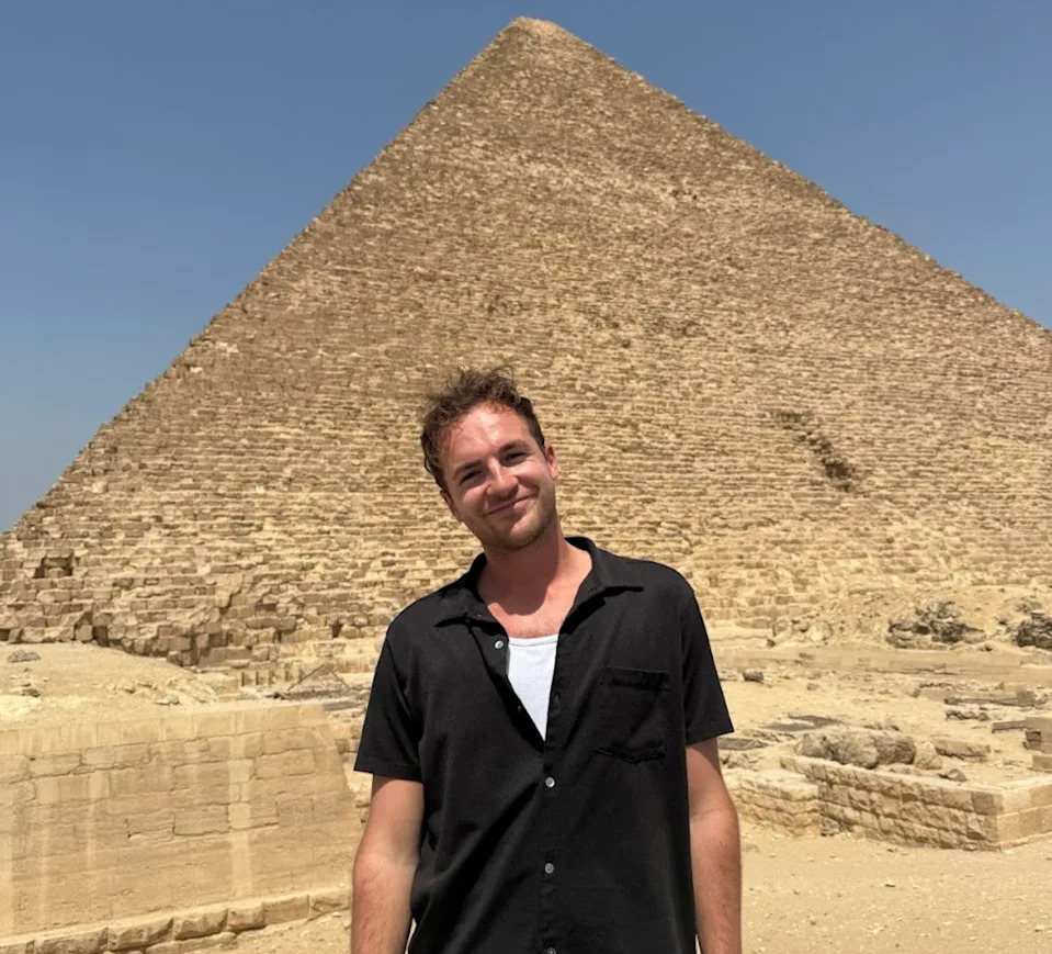 Droniak goes to far-off destinations like Cairo, Egypt – but just for a day.