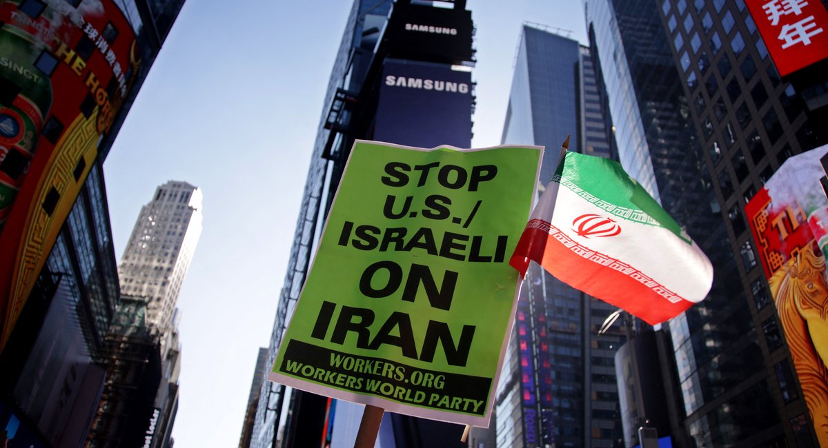 Hundreds of New Yorkers, including Iranian Americans, protest US strikes