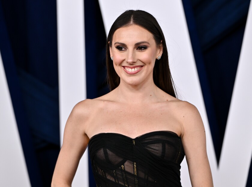 Dancer Tiler Peck appears on the red carpet of the 2025 Glamour Women of the Year Awards in a black dress