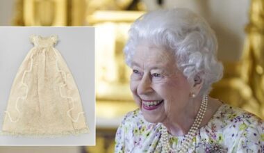 Queen Elizabeth II's 185-year-old christening gown to go on public display