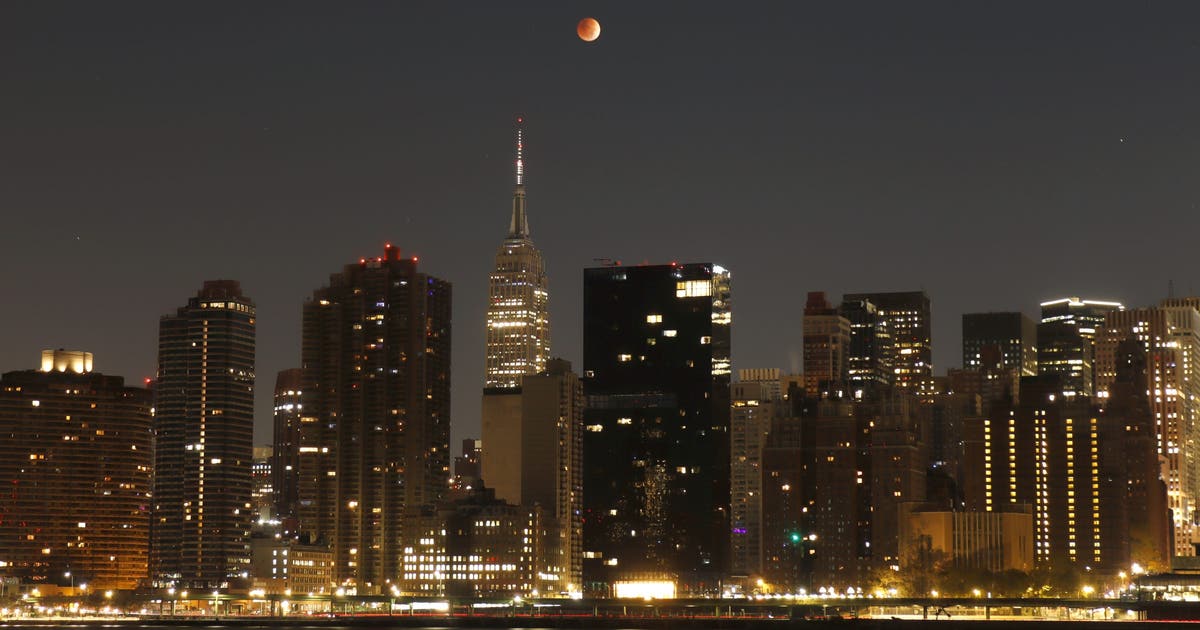 How to see the 'blood moon' in New York tomorrow