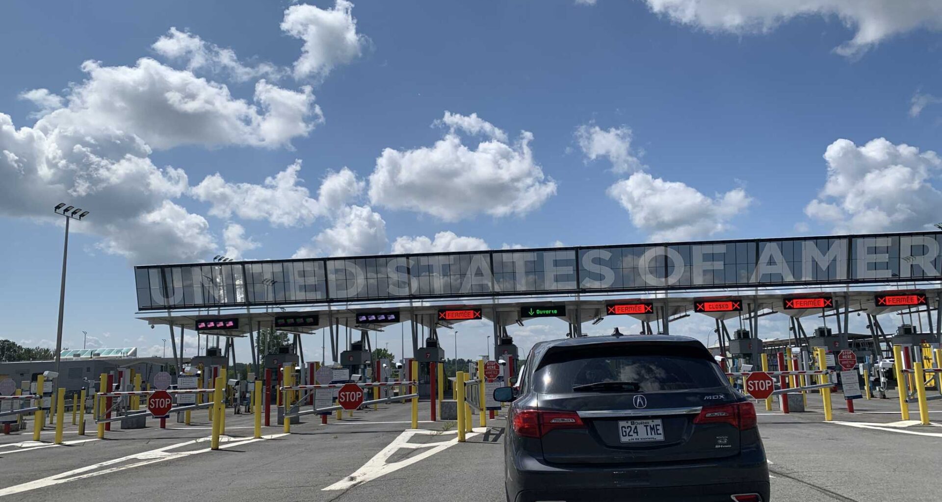 The U.S.-Canada border crossing in Champlain, Clinton County.