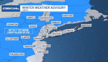 How many inches of snow will fall today? New NYC forecast says… – NBC New York