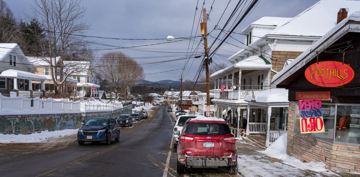 Main Street in North Creek.