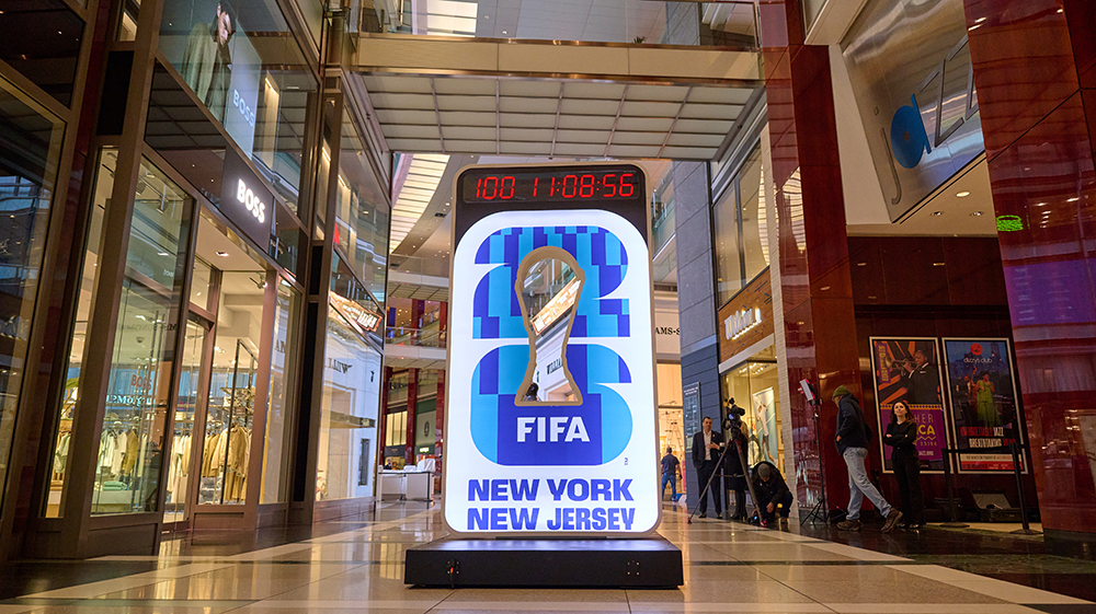 World Cup 2026 Countdown Clock Debuts in NYC