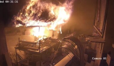 Queens arson: Video shows father, son burning down Richmond Hill building where they squatted print shop, prosecutors say