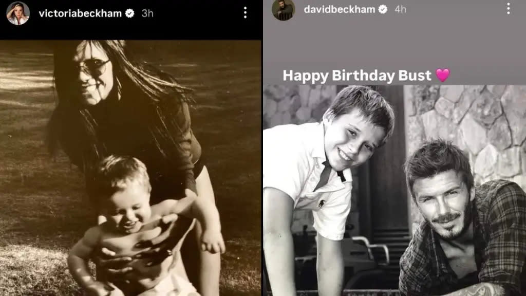 Photo Credit: @victoriabeckham/Instagram, @davidbeckham/Instagram