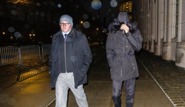 Long Island father, son charged with setting fire to their Queens print shop amid dispute with landlord, prosecutors say