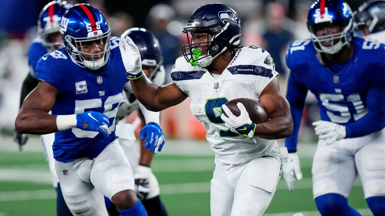 Giants free agency primer: Kenneth Walker, RBs on N.Y.'s radar