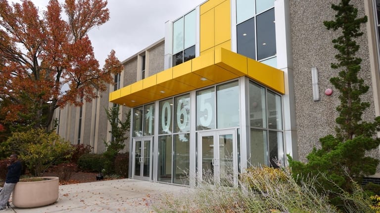 A federal asylum office is located on second floor of...