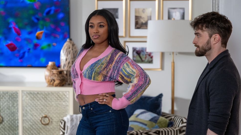 The Fall and Rise of Reggie Dinkins -- "Pilot" Episode 101 -- Pictured: (l-r) Precious Way as Brina, Daniel Radcliffe as Arthur Tobin -- (Photo by: Scott Gries/NBC via Getty Images)