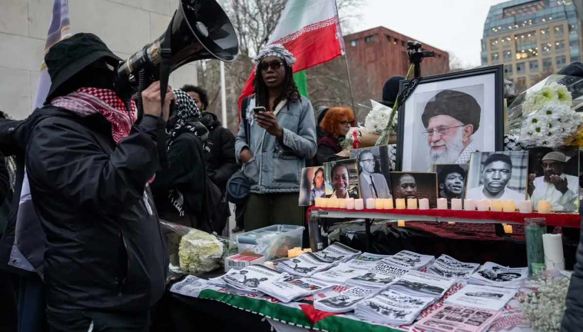 NYC vigil for Ali Khamenei turns violent as protestors clash