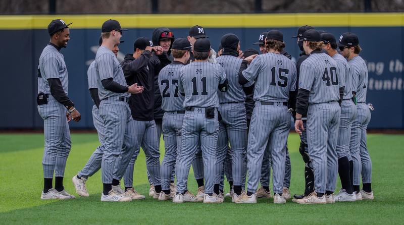 Mayer Records Homer; Baseball Drops Middle Game to Marist