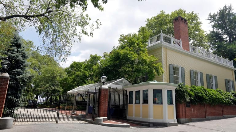 In this July 28, 2014 file photo, a wrought iron...