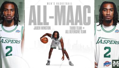Jaden Winston Named to All-MAAC Third Team and All-Defensive Team