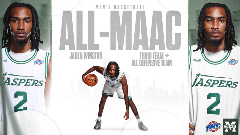 Jaden Winston Named to All-MAAC Third Team and All-Defensive Team