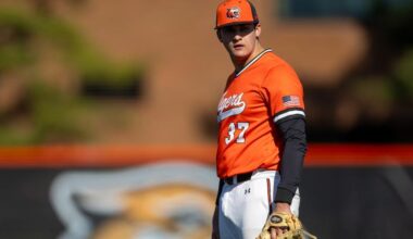 Baseball cruises past Russell Sage, 14-1