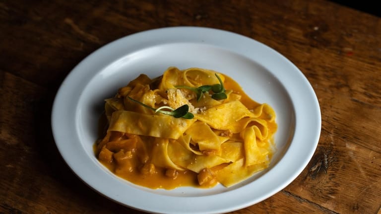 The fourth course of the "love at first bite" pasta...