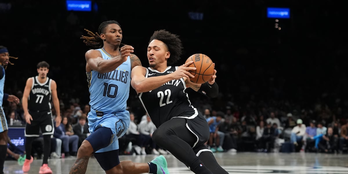 Sharpe and Agbaji lead Nets to 2nd straight win, 126-115 over injury-plagued Grizzlies