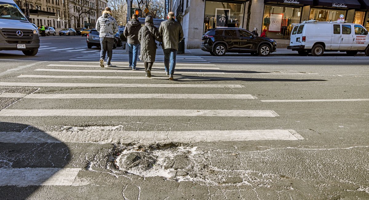 Brutal winter makes for bumpy ride as pothole season arrives in NYC