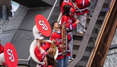 'Battle of the Bands' at Hudson Yards kicks off 2026 Big East Tournament: PHOTOS