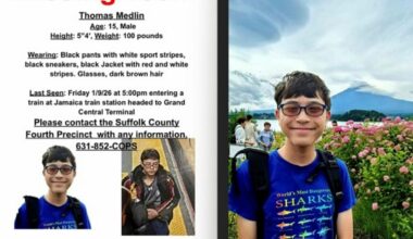 Missing St. James teen Thomas Medlin found dead in waters off Brooklyn, police say