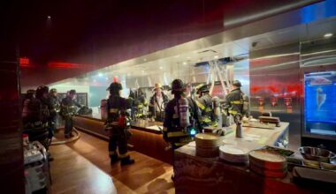 FDNY Battle Duct Fire at New Hudson Yards Restaurant Saverne