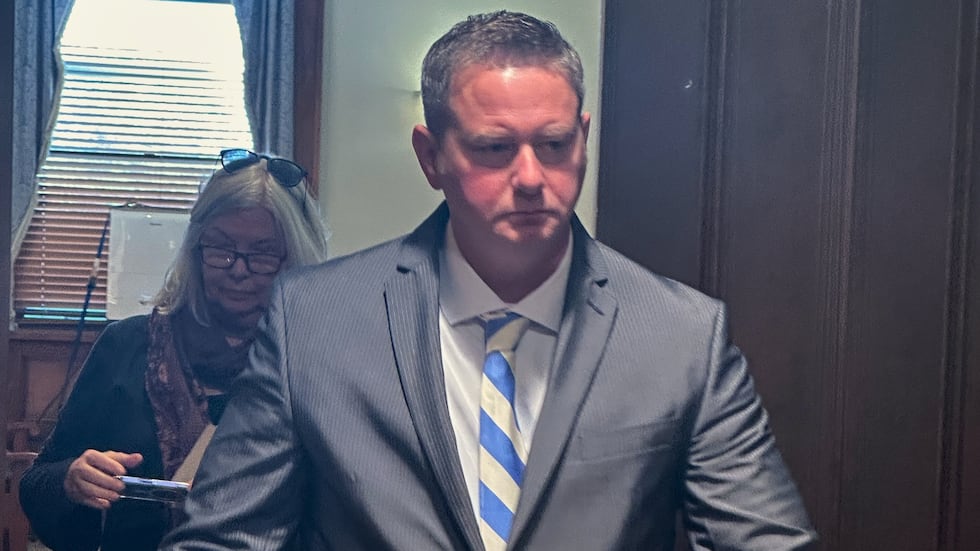 FILEL - Former New York state trooper Christopher Baldner, who is charged in the death of an...