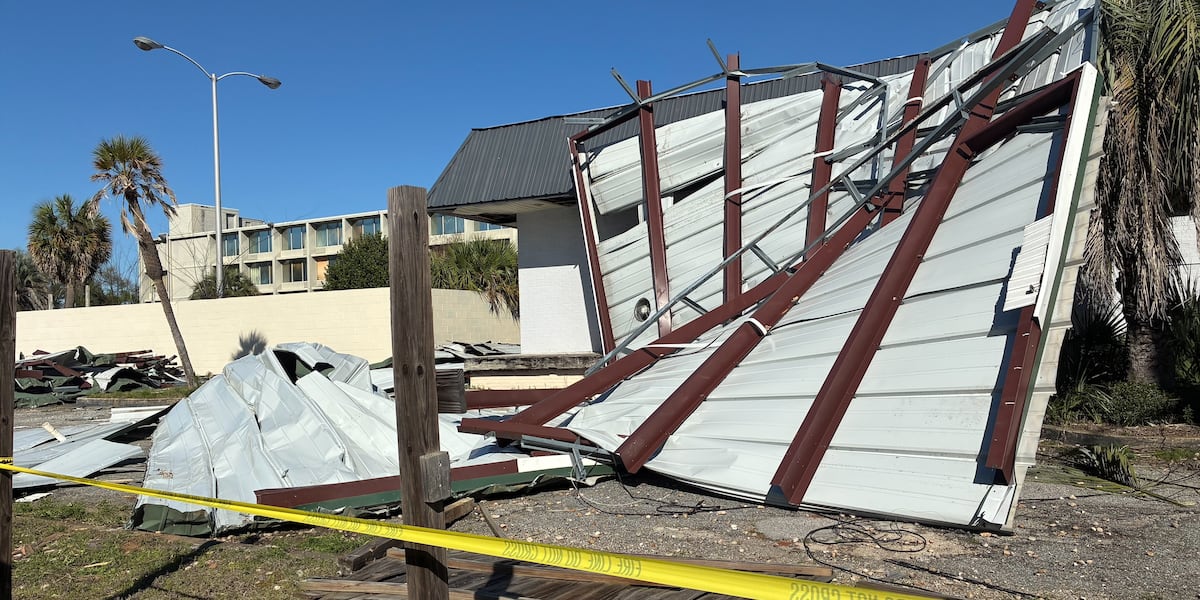 Downtown Albany, local motel damaged in severe weather Thursday