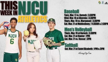 This Week in #NJCU Athletics: March 16-22