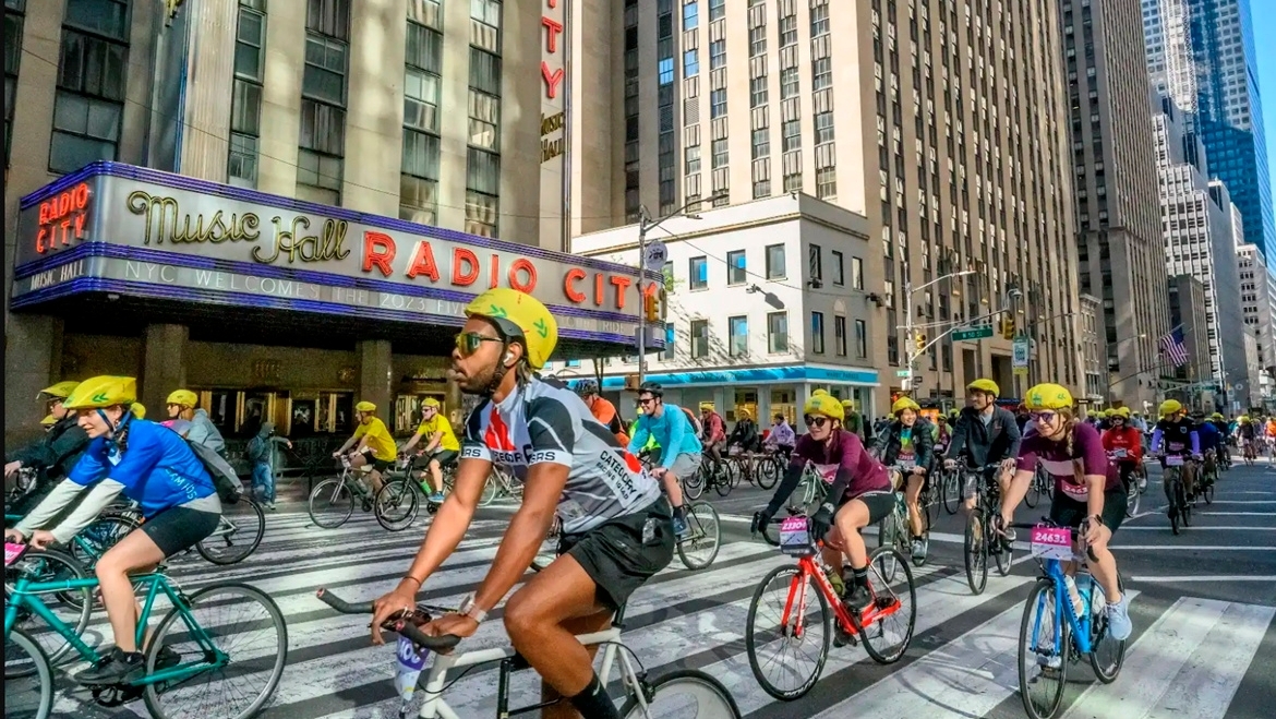 Bike 40 miles of NYC with no cars at the 5 Boro Bike Tour