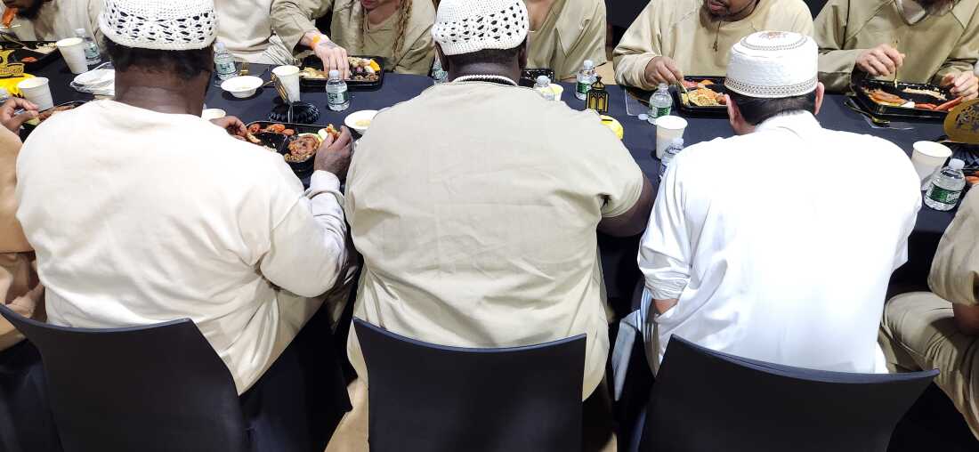 Muslim men detained at the Rikers Island jail facility, many awaiting trail, joined Mayor Mamdani for prayer and an iftar meal during Ramadan. Mamdani also met and shared dinner with corrections workers.