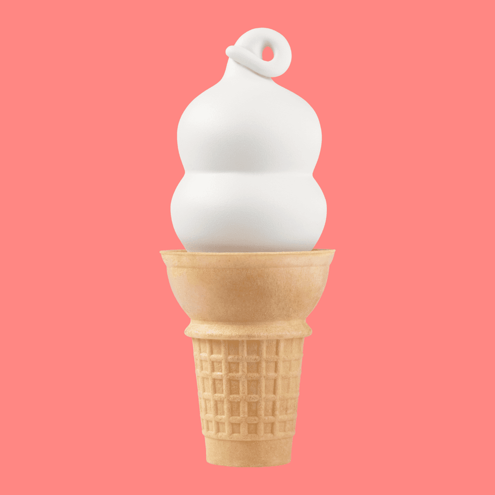 \u200bDairy Queen Vanilla Soft Serve Cone