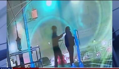 Queens stabbing caught on video