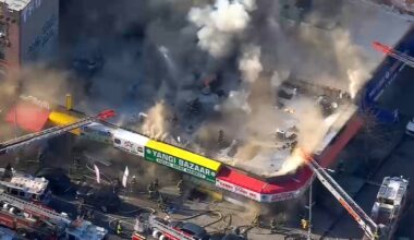 Midwood fire tears through building housing row of businesses in Brooklyn