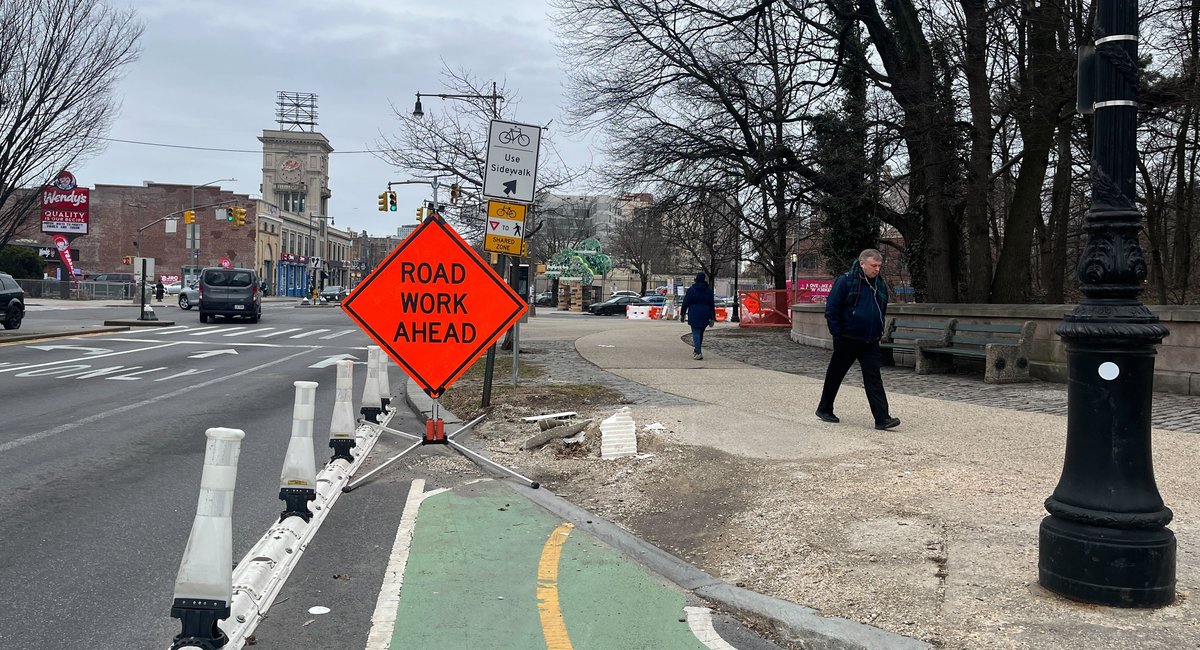 Construction to kick off on bike lane upgrades next to Prospect Park