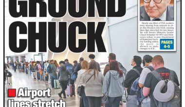 New York Post Cover for March 21, 2026