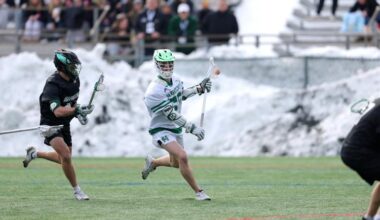 Engel Paces Men’s Lacrosse with Four Goals; Upended by Siena