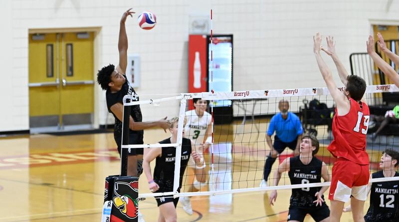 Perkins Leads Men’s Volleyball for Series Sweep vs. D’Youville