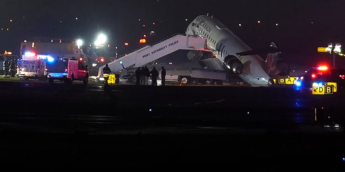 Flight collides with vehicle on runway at New York’s LaGuardia Airport