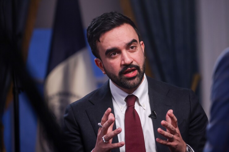 New York City Mayor Zohran Mamdani