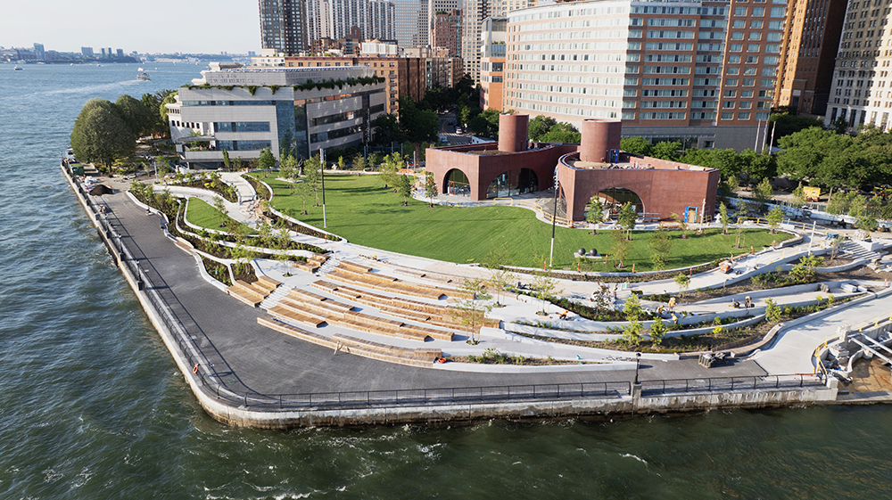 See Photos of the New Wagner Park Pavilion Space in NYC