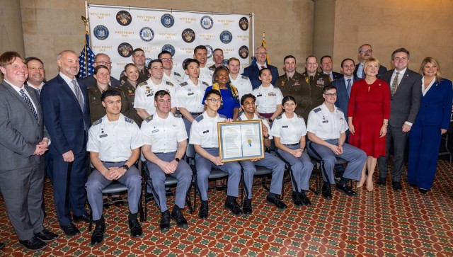 U.S. Military Academy honored during annual West Point Day in Albany event