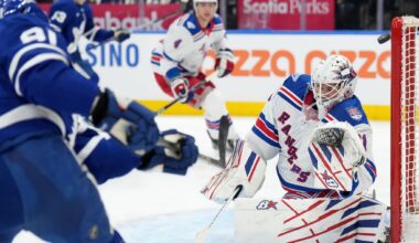 Maple Leafs beat Rangers 4-3, eliminating New York from playoff contention