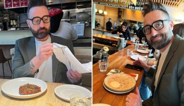 Joshua Fyksen broke a Guinness World Record by dining at 28 Michelin-star restaurants in New York in 24 hours. Courtesy of Guinness World Records