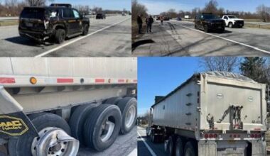 Truck driver charged for allegedly hitting stopped state trooper in New York