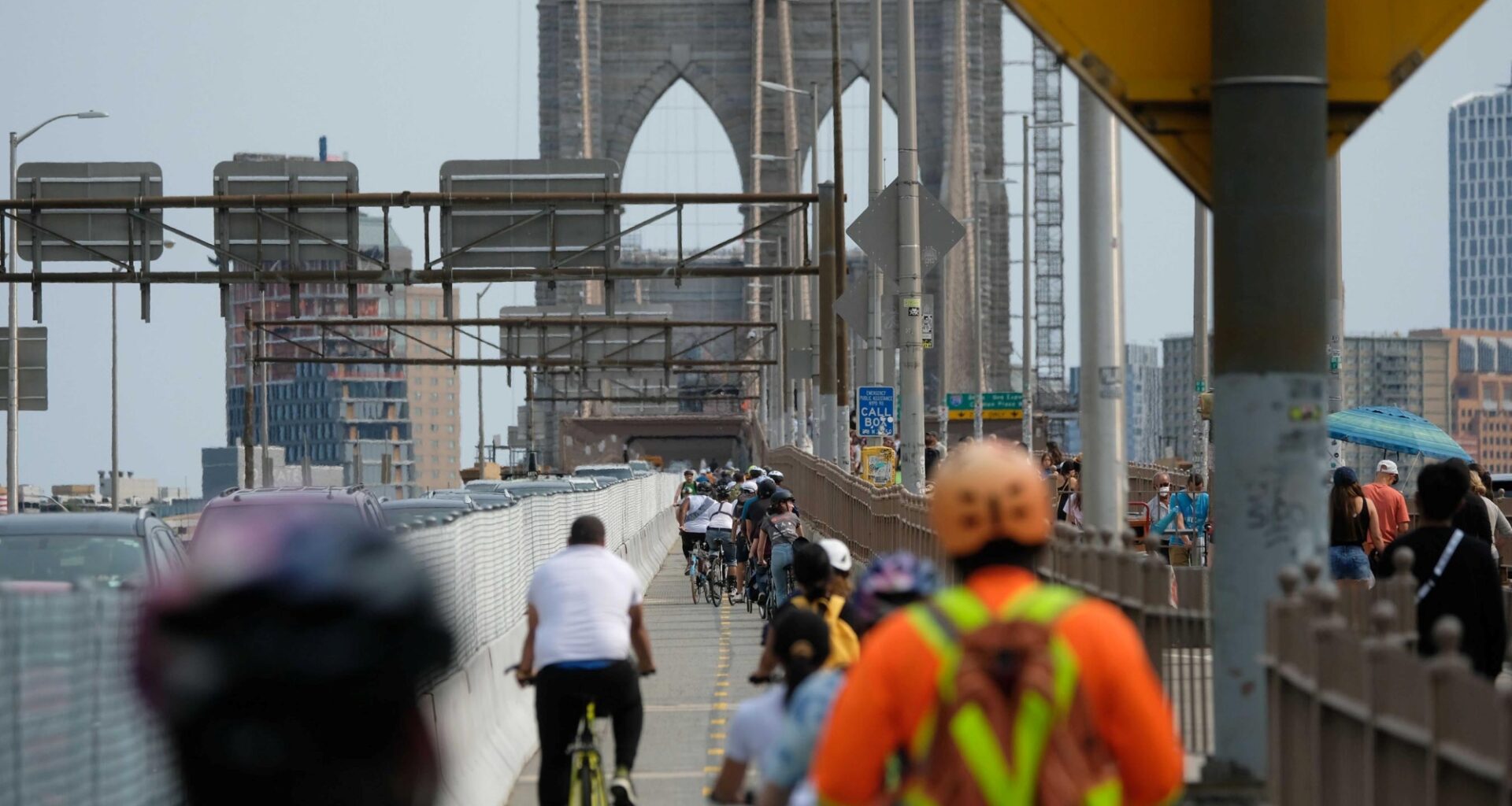 Brooklyn Bridge to get separate bike and pedestrian entrances in Manhattan